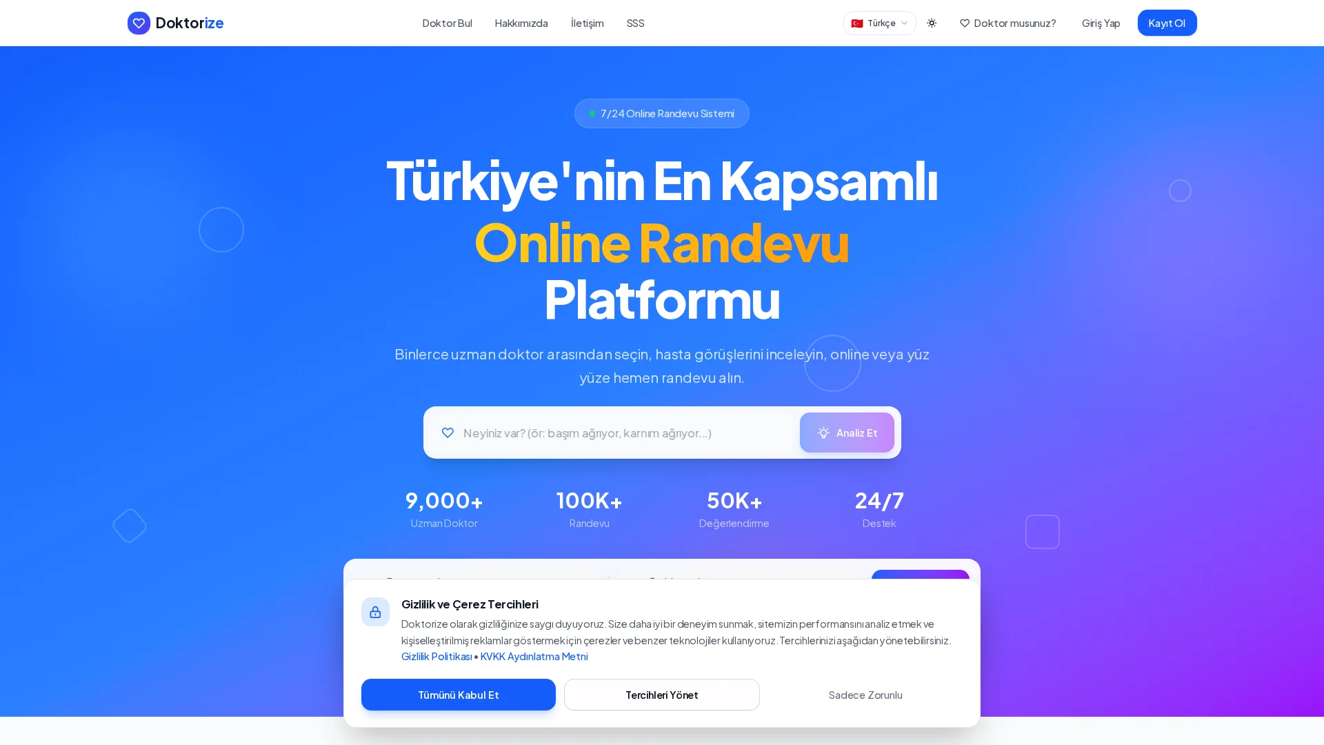 Doktorize masaüstü ekran görüntüsü