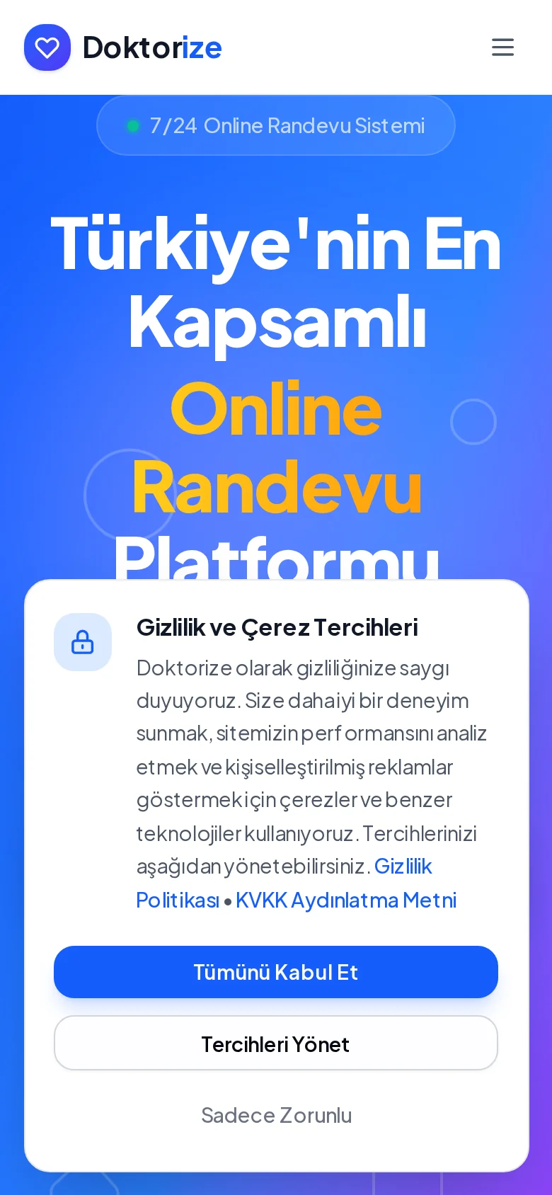 Doktorize mobil ekran görüntüsü